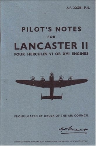 Avro Lancaster II -Pilot's Notes