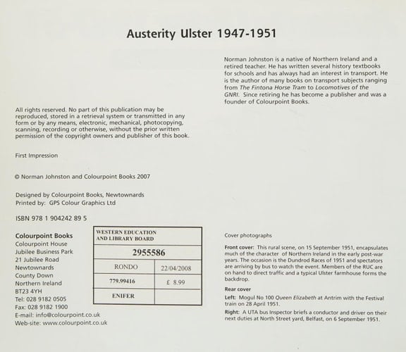 Austerity Ulster, 1947-51 Photos from the UTA Archive 1