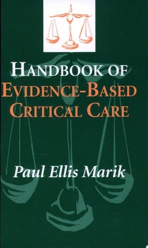 Handbook of Evidence-Based Critical Care