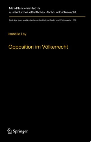 Opposition im Völkerrecht
