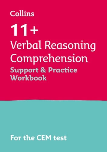 Collins 11+ - 11+ Verbal Reasoning Comprehension Support and Practice Workbook For the Cem 2021 Tests