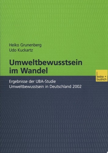 Umweltbewusstsein im Wandel