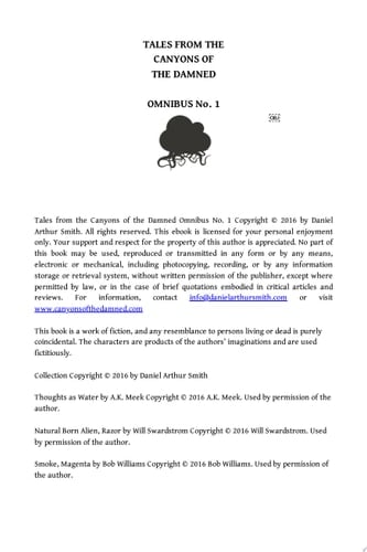 Tales from the Canyons of the Damned: Omnibus No. 1