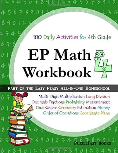 EP Math 4 Workbook Part of the Easy Peasy All-In-One Homeschool