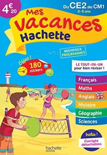 Mes vacances Hachette du CE2 au CM1