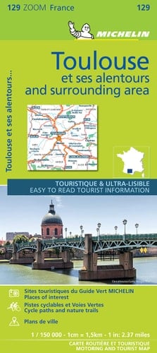 Toulouse - Zoom France MAP 129 (French Edition)