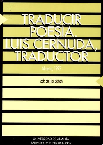 Traducir Poesía. Luis Cernuda, Traductor