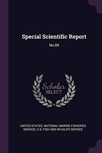 Special Scientific Report No. 89