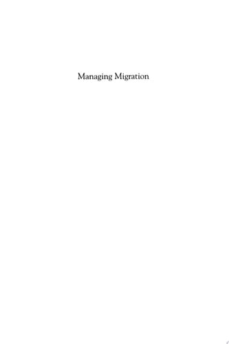 Managing Migration