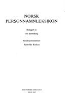 Norsk personnamnleksikon (Norwegian Edition)