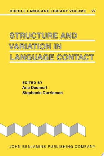 Structure and Variation in Language Contact