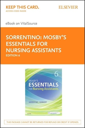 Mosby's Essentials for Nursing Assistants - Elsevier eBook on VitalSource (Retail Access Card)
