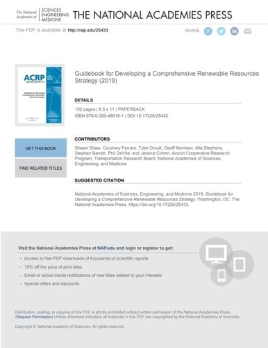 Guidebook for Developing a Comprehensive Renewable Resources Strategy