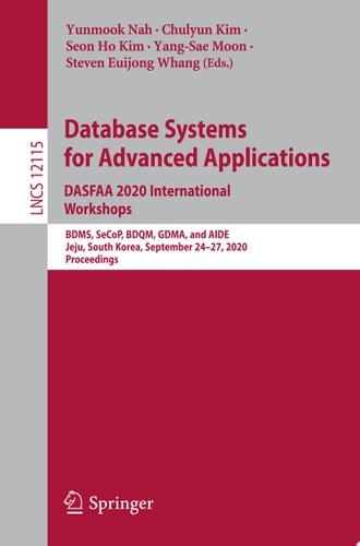 Database Systems for Advanced Applications. DASFAA 2020 International Workshops