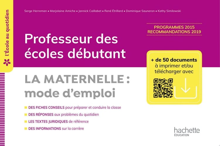 L'école au quotidien - Professeur des écoles débutants - La Maternelle mode d'emploi ePub FXL - 2020
