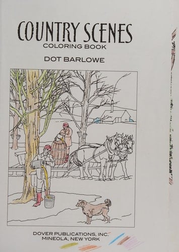 Creative Haven Country Scenes Coloring Book