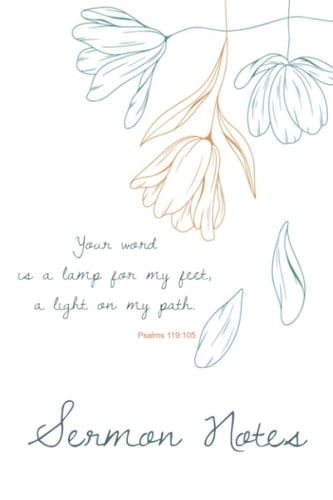 Sermon Notes Journal