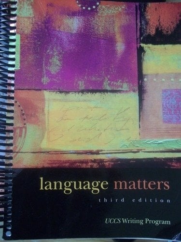Language Matters A Writing-about-writing (WAS) Curriculum