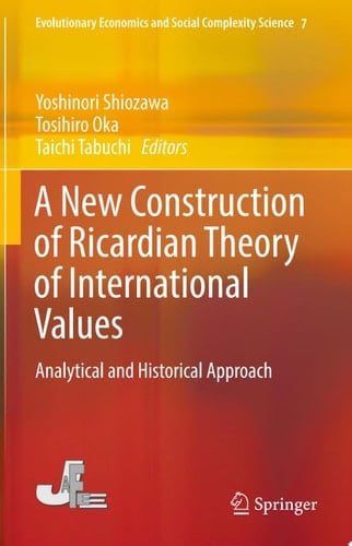 A New Construction of Ricardian Theory of International Values