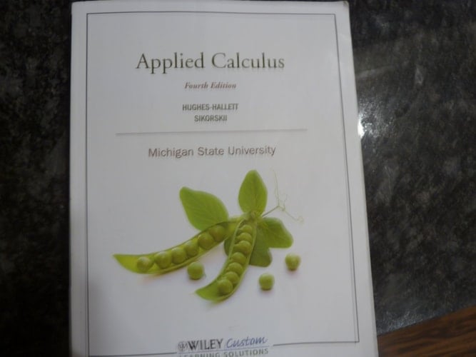 Applied Calculus 4th Edition Michigan State University