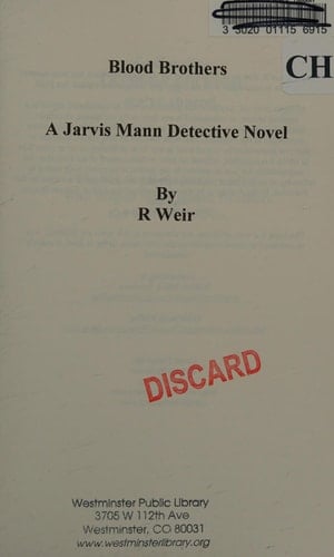 Blood Brothers A Jarvis Mann Detective Novel
