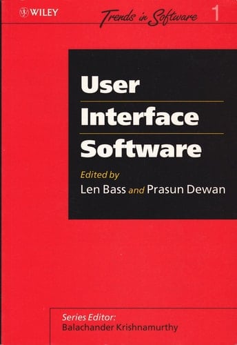 User Interface Software (Trends in Software)