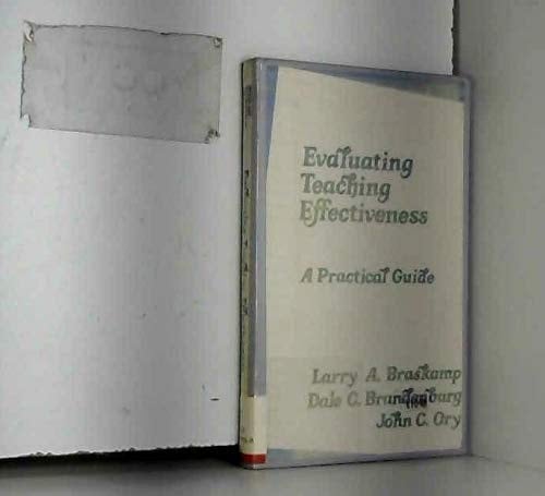 Evaluating Teaching Effectiveness: A Practical Guide