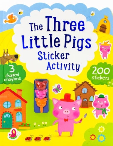 Three Little Pigs Sticker Activity