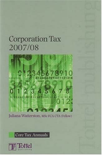 Corporation Tax 2007-08