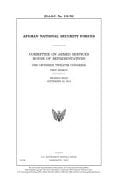 Afghan National Security Forces