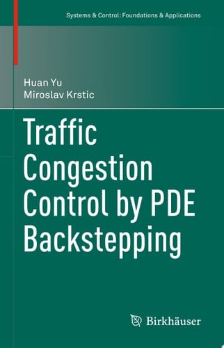 Traffic Congestion Control by PDE Backstepping