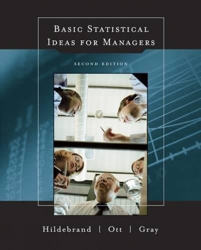 Basic Statistical Ideas for Managers, 2nd Edition (with CD-ROM)