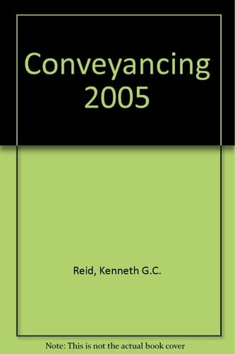 Conveyancing 2005