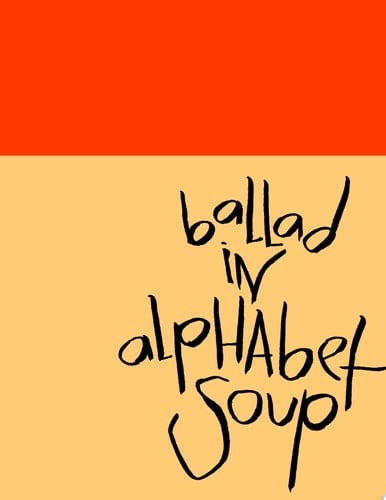 Madding Mission "Ballad In Alphabet Soup" Jotter Book