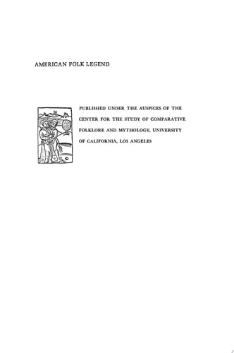 American Folk Legend A Symposium