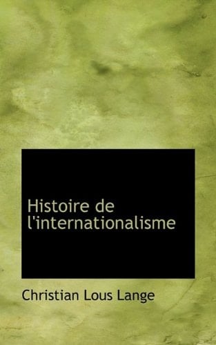 Histoire de l'internationalisme