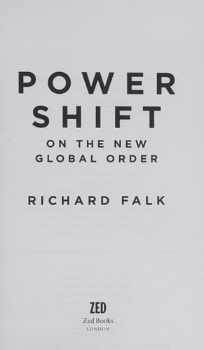 Power Shift On the New Global Order