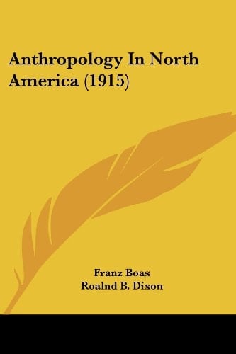 Anthropology In North America (1915)