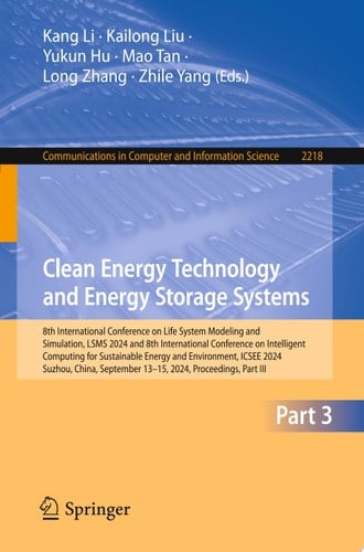 Clean Energy Technology and Energy Storage Systems