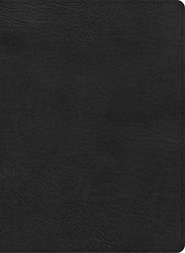 CSB Single-Column Wide-Margin Bible, Black LeatherTouch