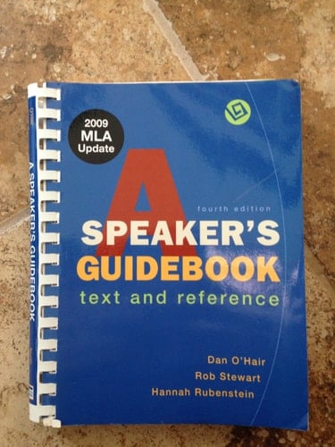 A Speaker's Guidebook Text and Reference