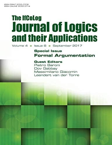 Ifcolog Journal of Logics and Their Applications Volume 4, Number 8. Formal Argumentation