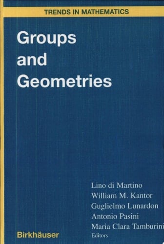 Groups and Geometries Siena Conference, September 1996