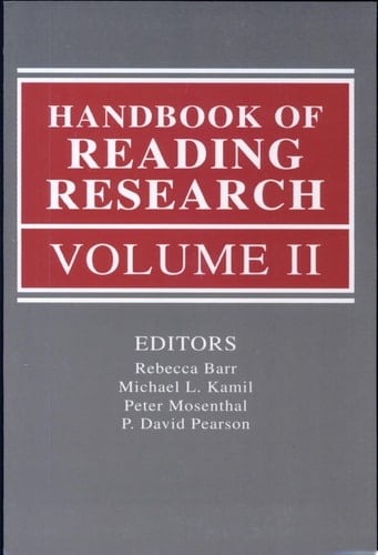 Handbook of Reading Research, Volume II