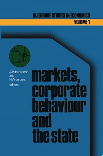 Markets, corporate behaviour and the state International aspects of industrial organization
