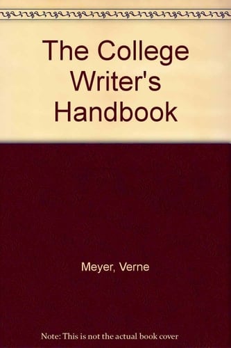The College Writer's Handbook