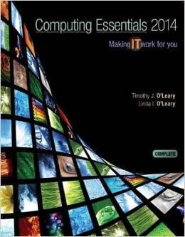 Computing Essentials 2014