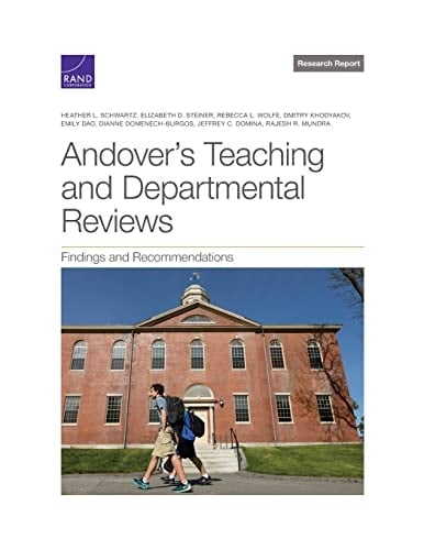 Andover's Teaching and Departmental Reviews Findings and Recommendations