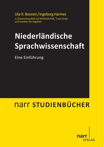 Niederländische Sprachwissenschaft Eine Einführung