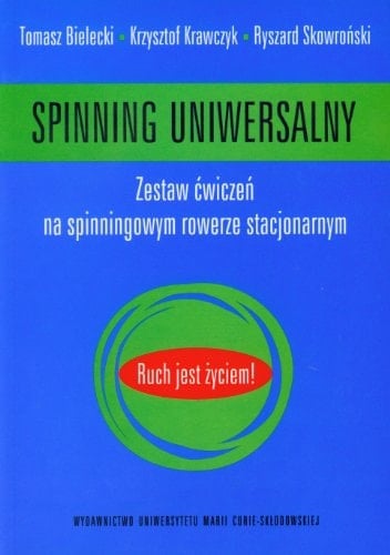 Spinning uniwersalny zestaw ćwiczeń na spinningowym rowerze stacjonarnym